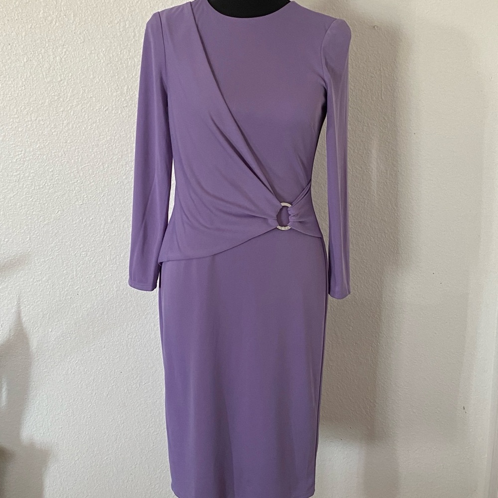 LAUREN RALPH LAUREN BLACK LABEL MIDI-CALF LENGTH DRESS SIZE 2
